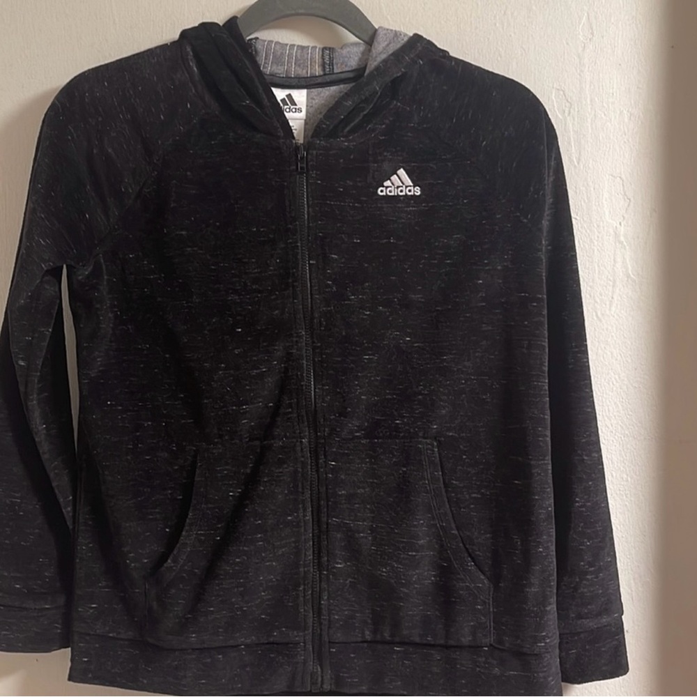 Adidas Kids Black Hoodie